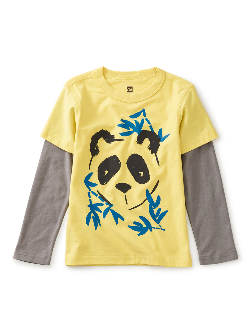 Panda Layered Graphic Tee