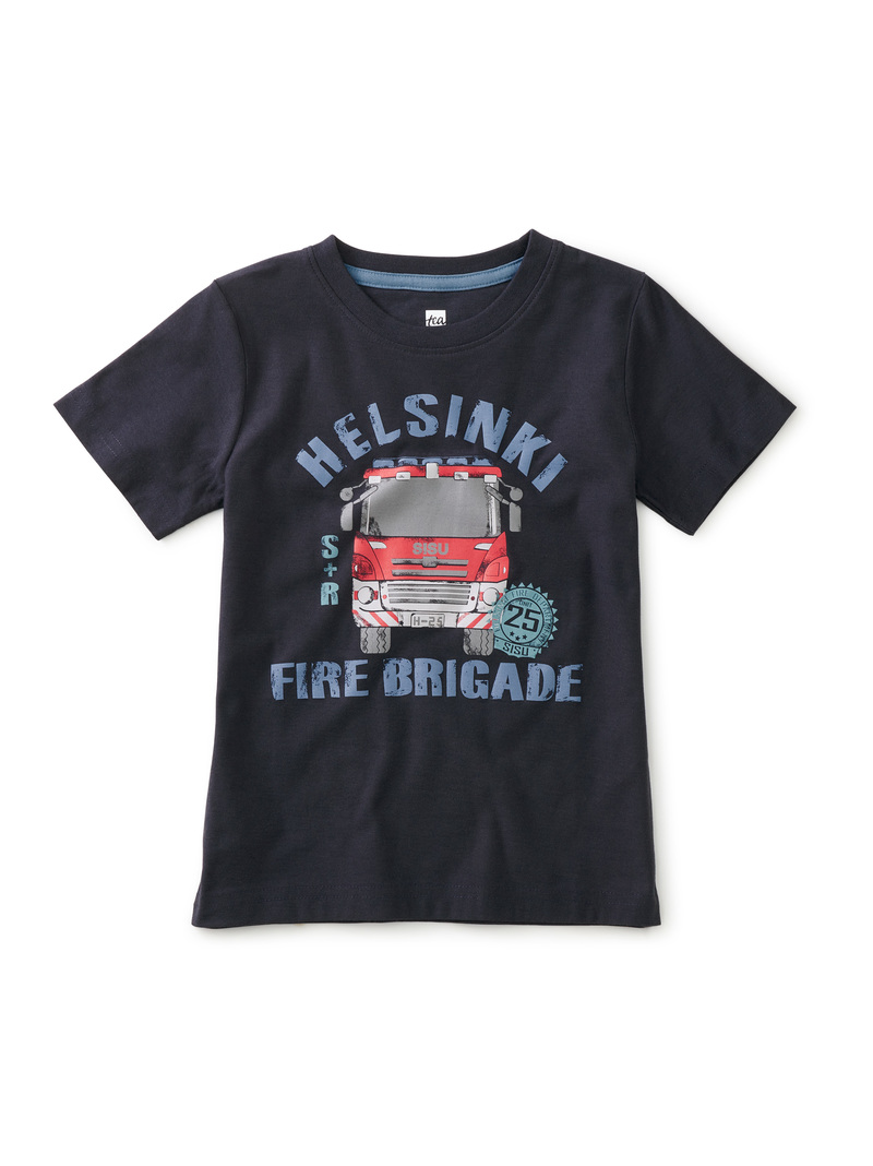 Helsinki Firetruck Graphic Tee