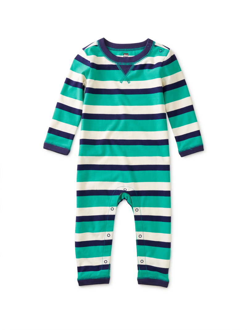 Striped Baby Romper