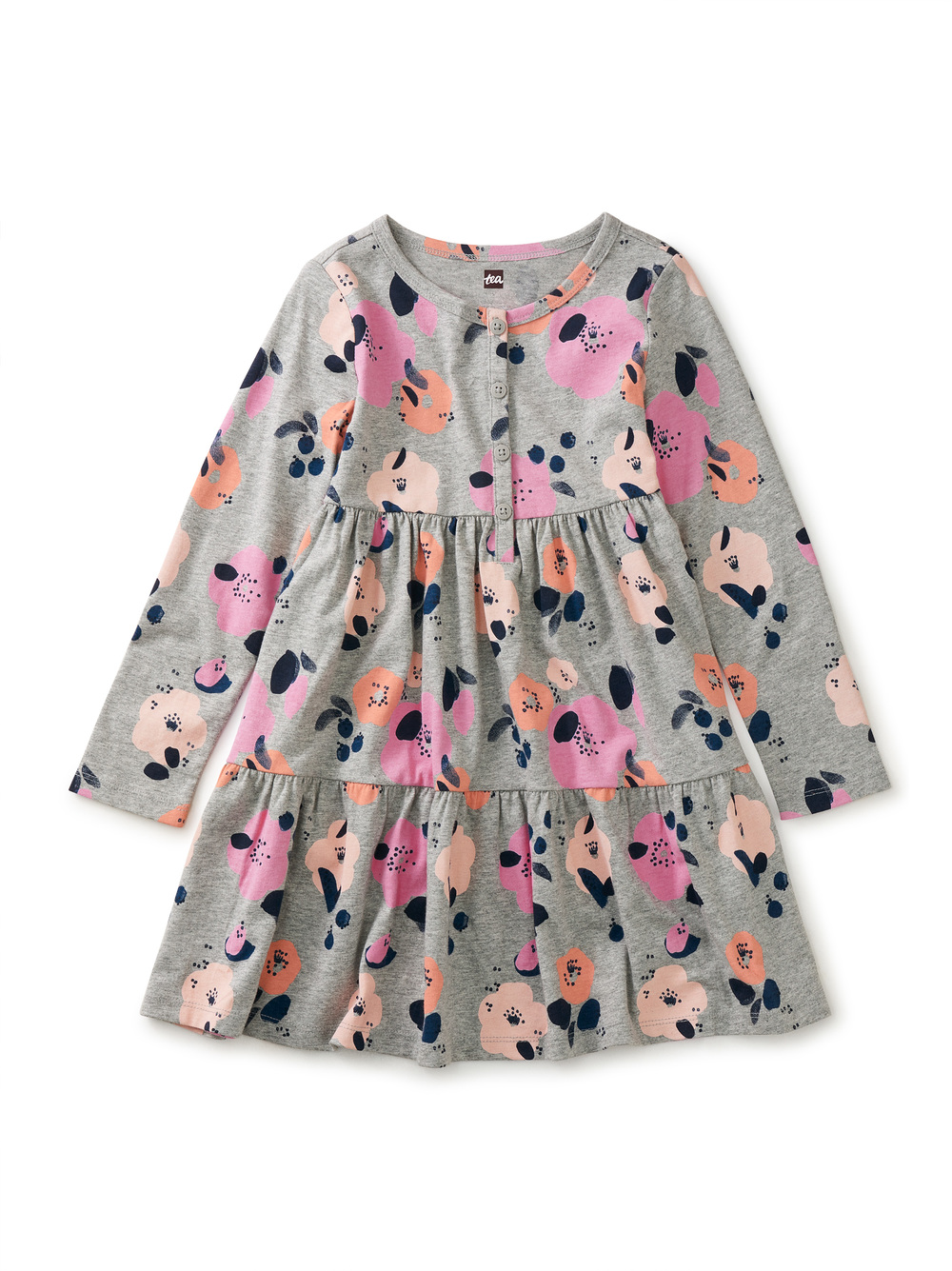 Tiered Henley Dress