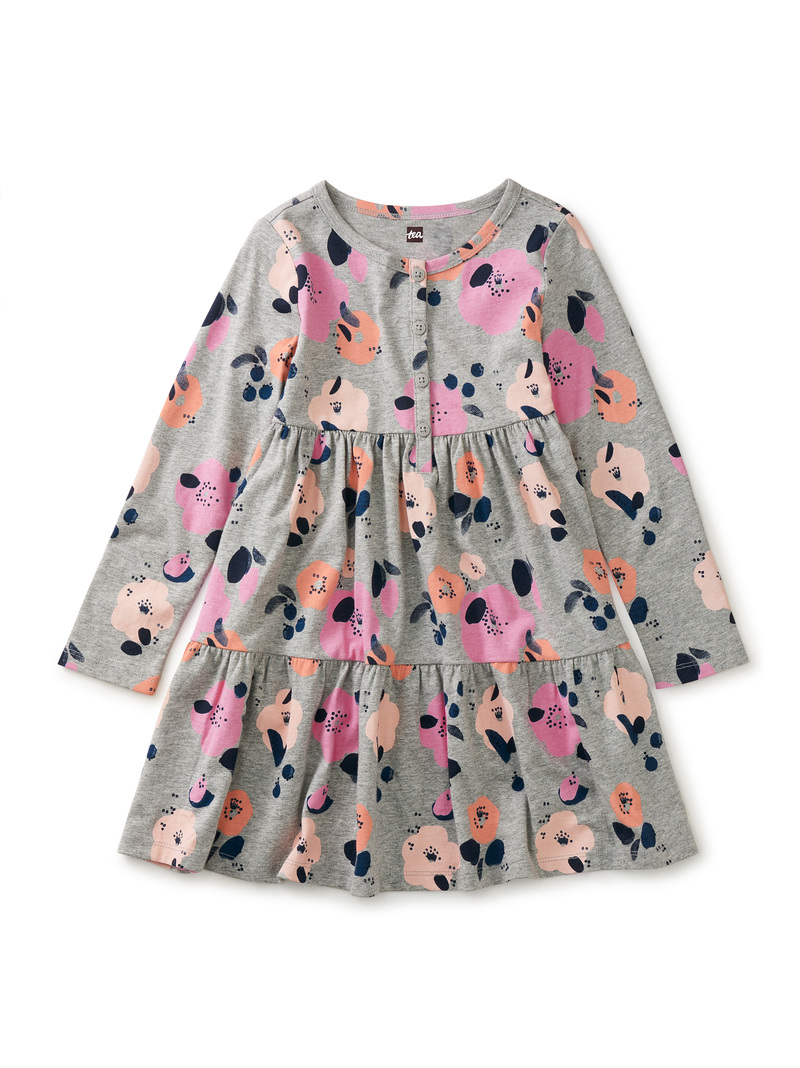 Tiered Henley Dress