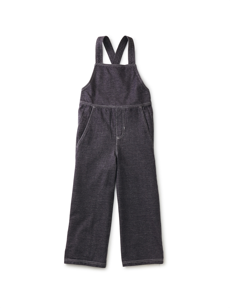 Wide Leg Denim-Like Overalls