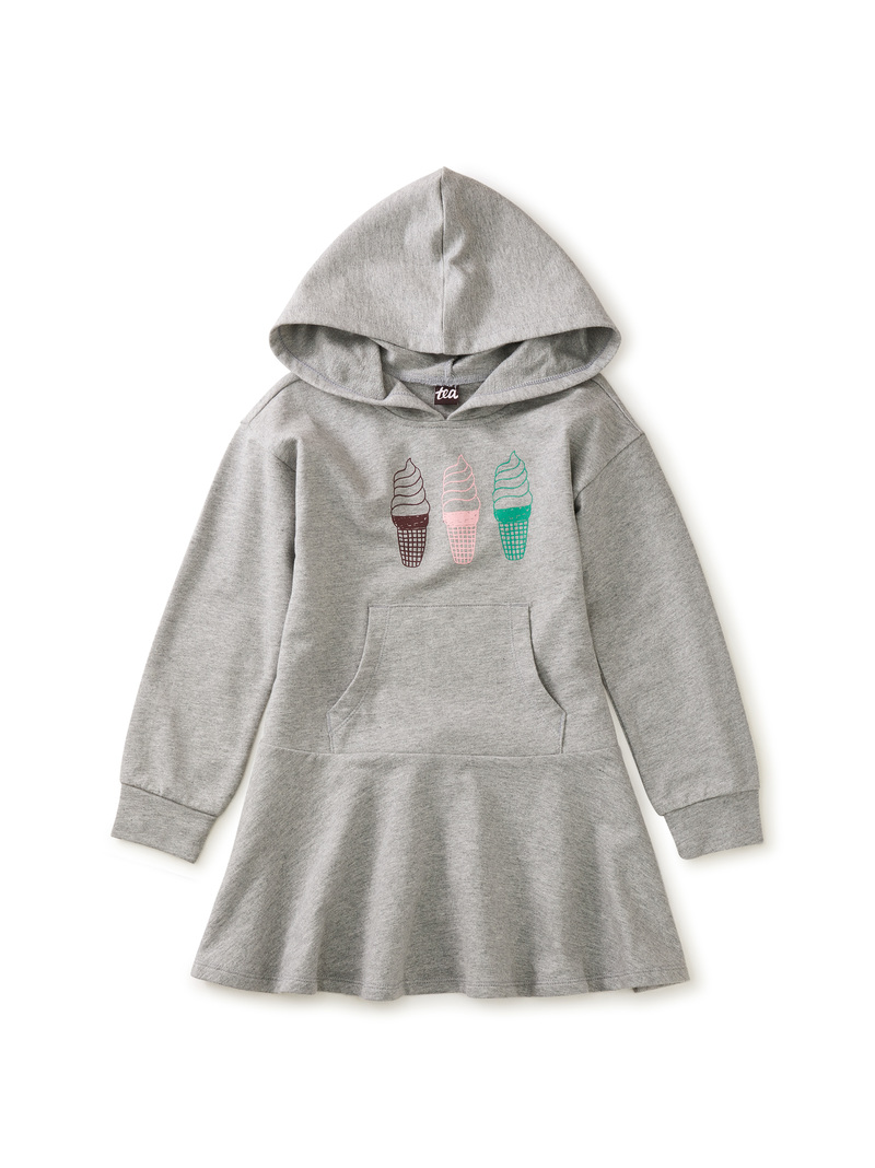 Hooded Sweatshirt Dress