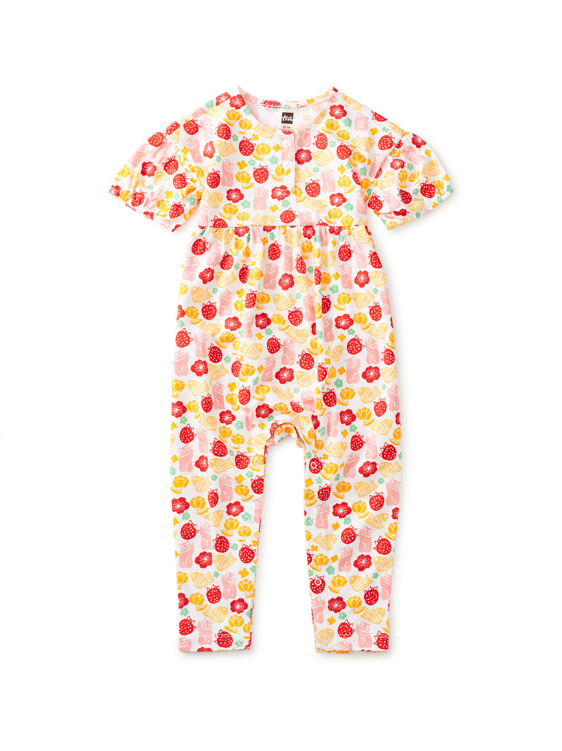 Puff Sleeve Baby Romper