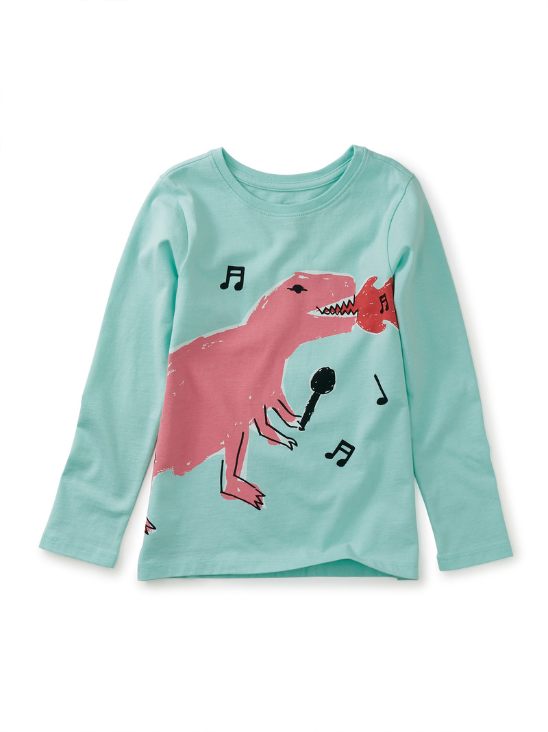 Karaoke Dino Graphic Tee