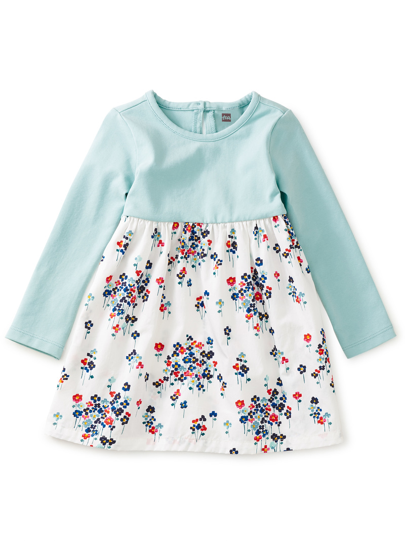 Print Mix Skirted Baby Dress
