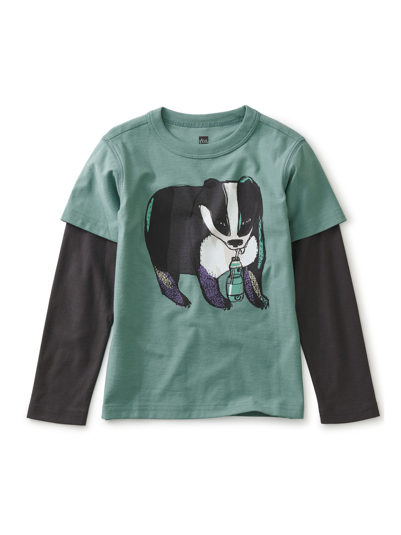 Badger Layerd Graphic Tee