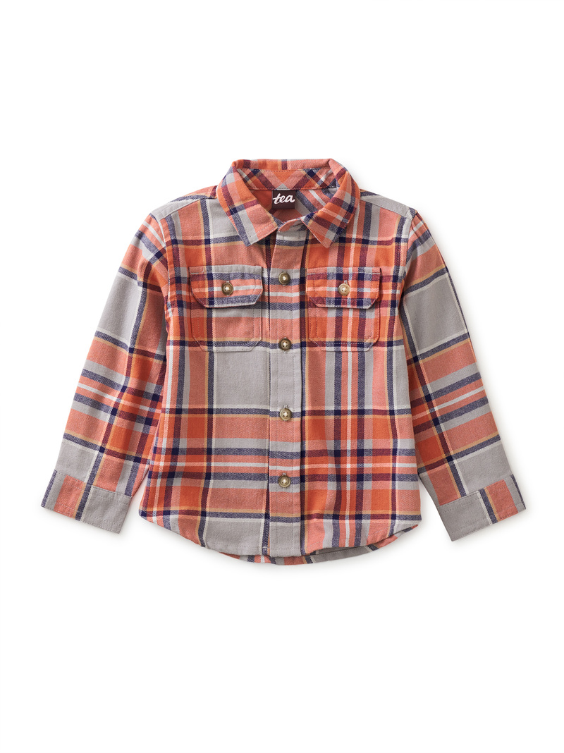 Flannel Button Up Baby Shirt