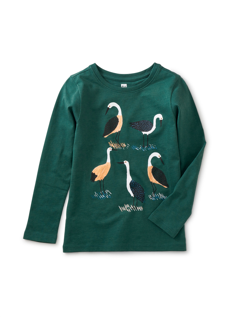 Curious Cranes Graphic Tee