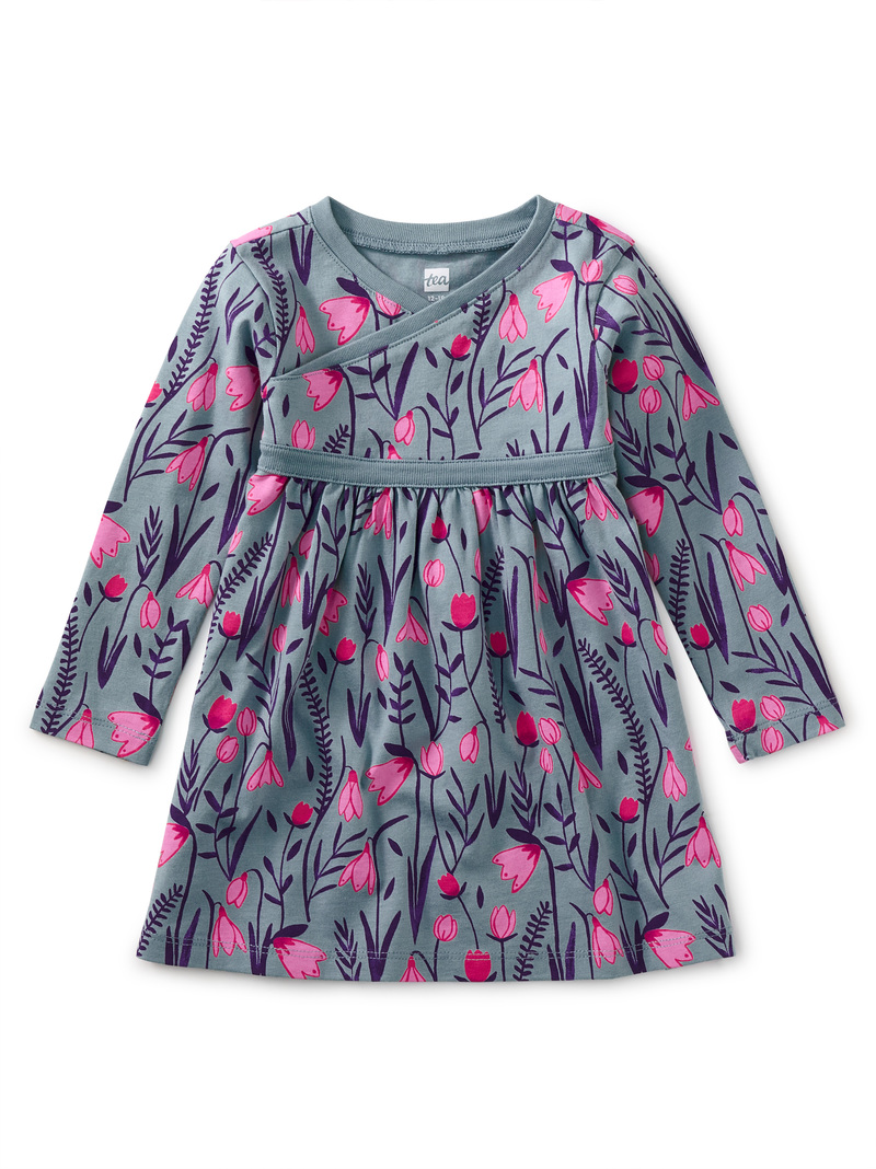 Wrap Neck Baby Dress