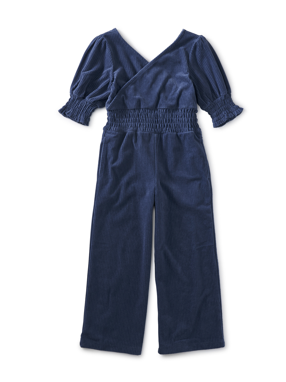 Velour Puff Sleeve Jumpsuit