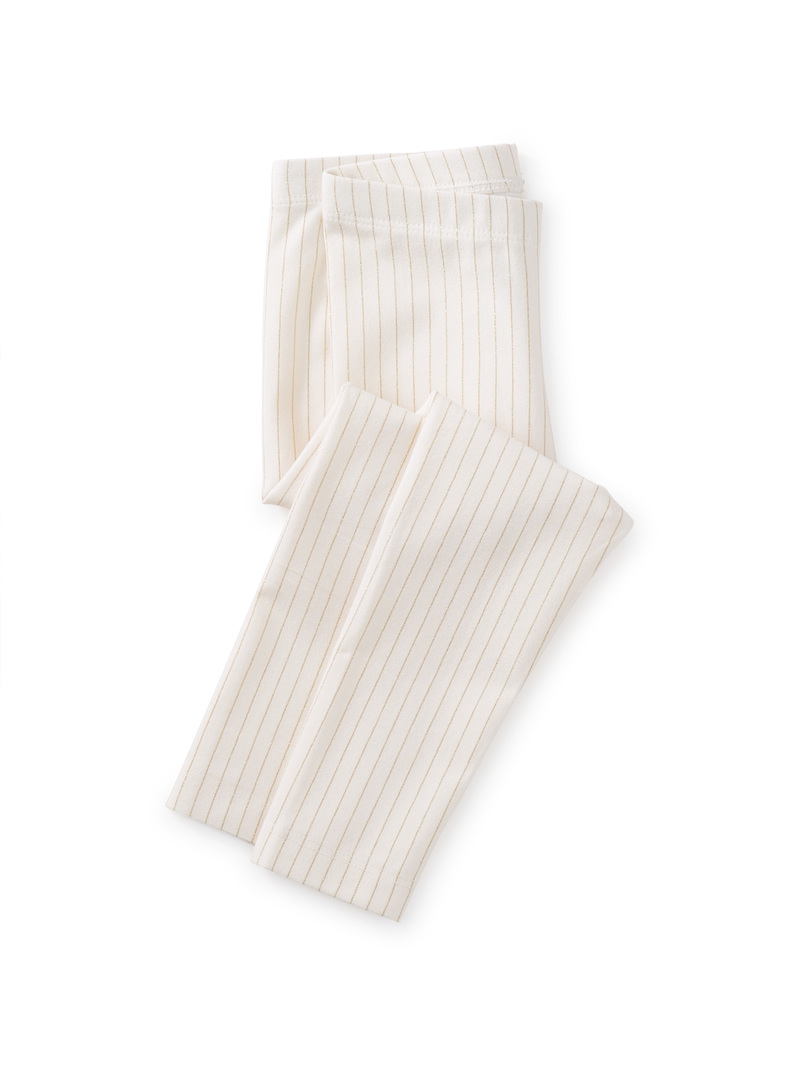 Metallic Stripe Baby Leggings