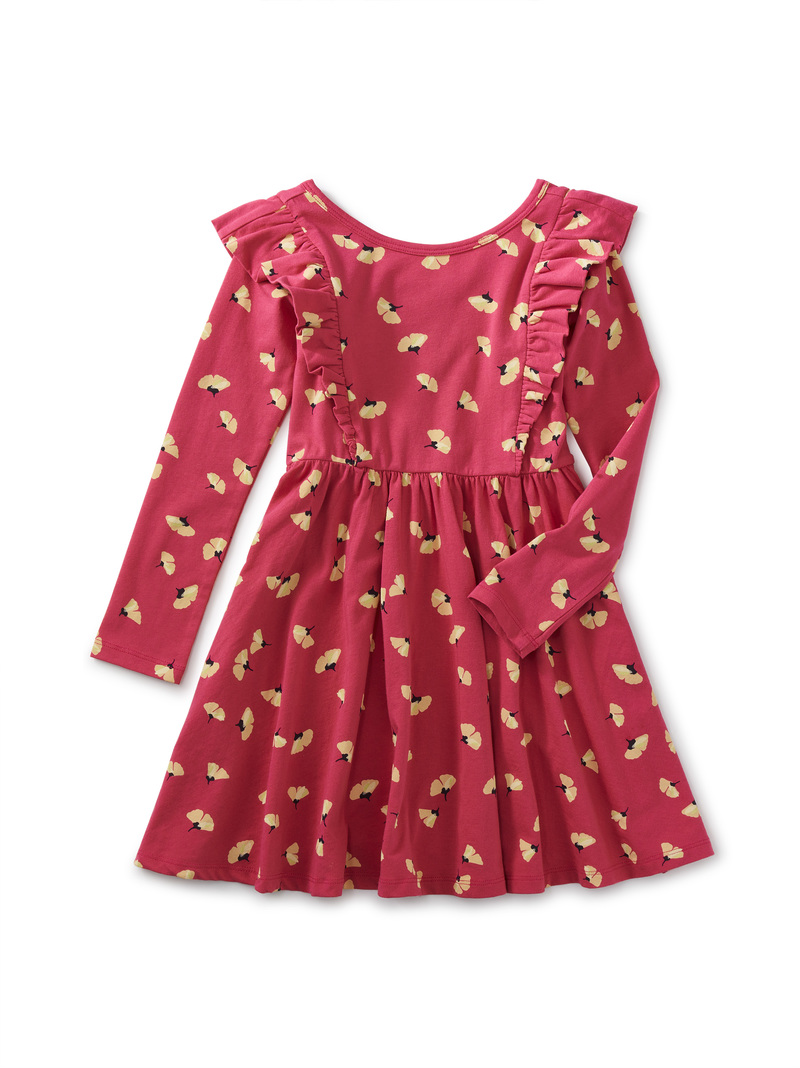 Ruffle Shoulder Ballet Dress