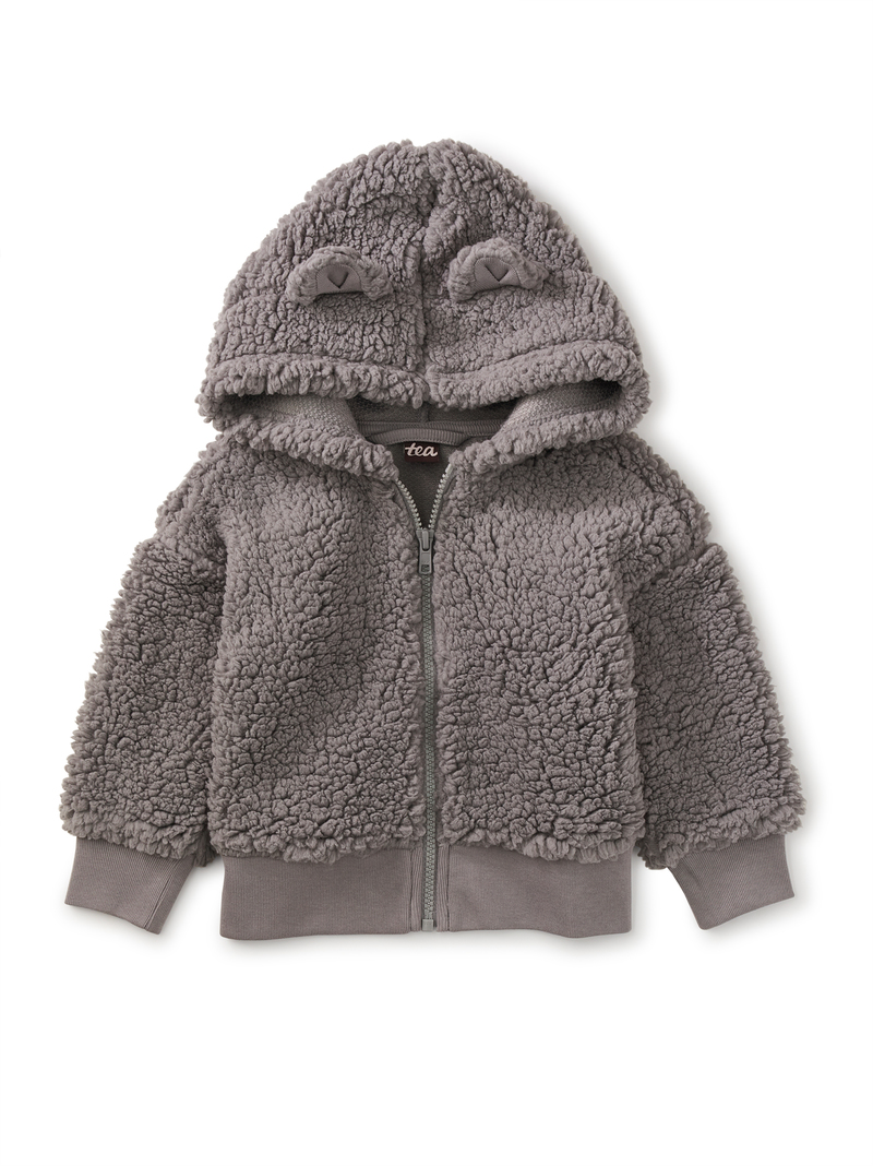 Bear Ears Teddy Fleece Baby Hoodie