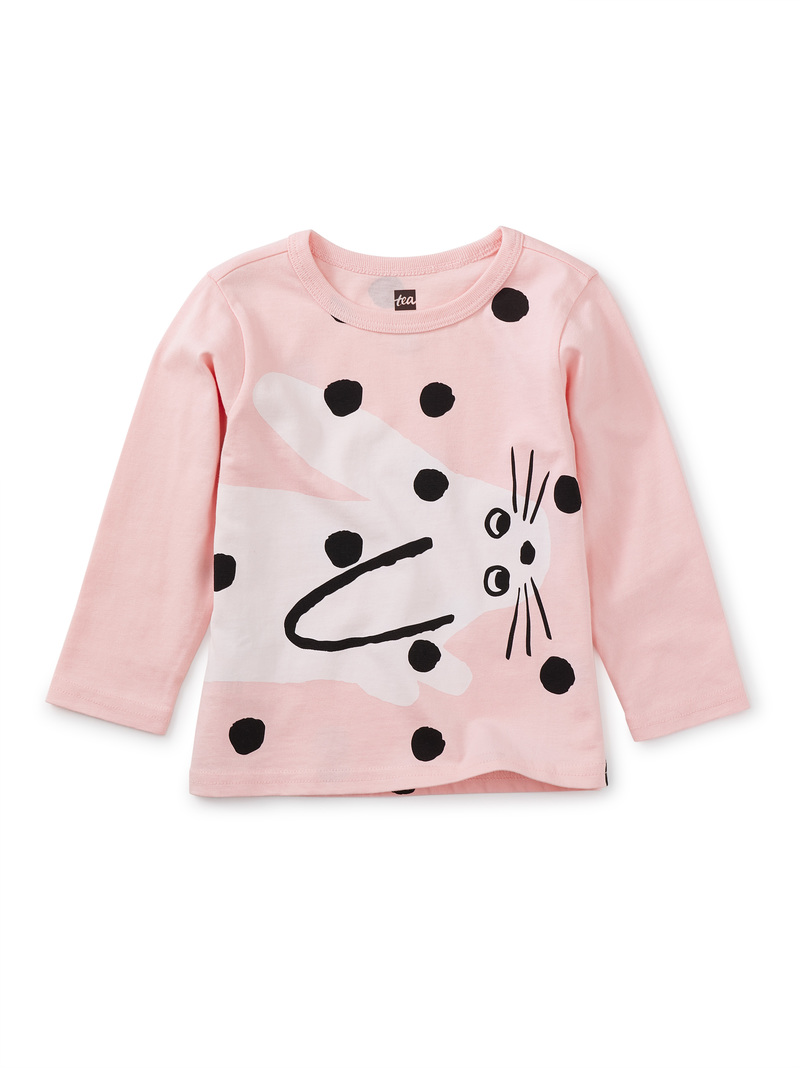 Polka Dot Bunny Graphic Tee