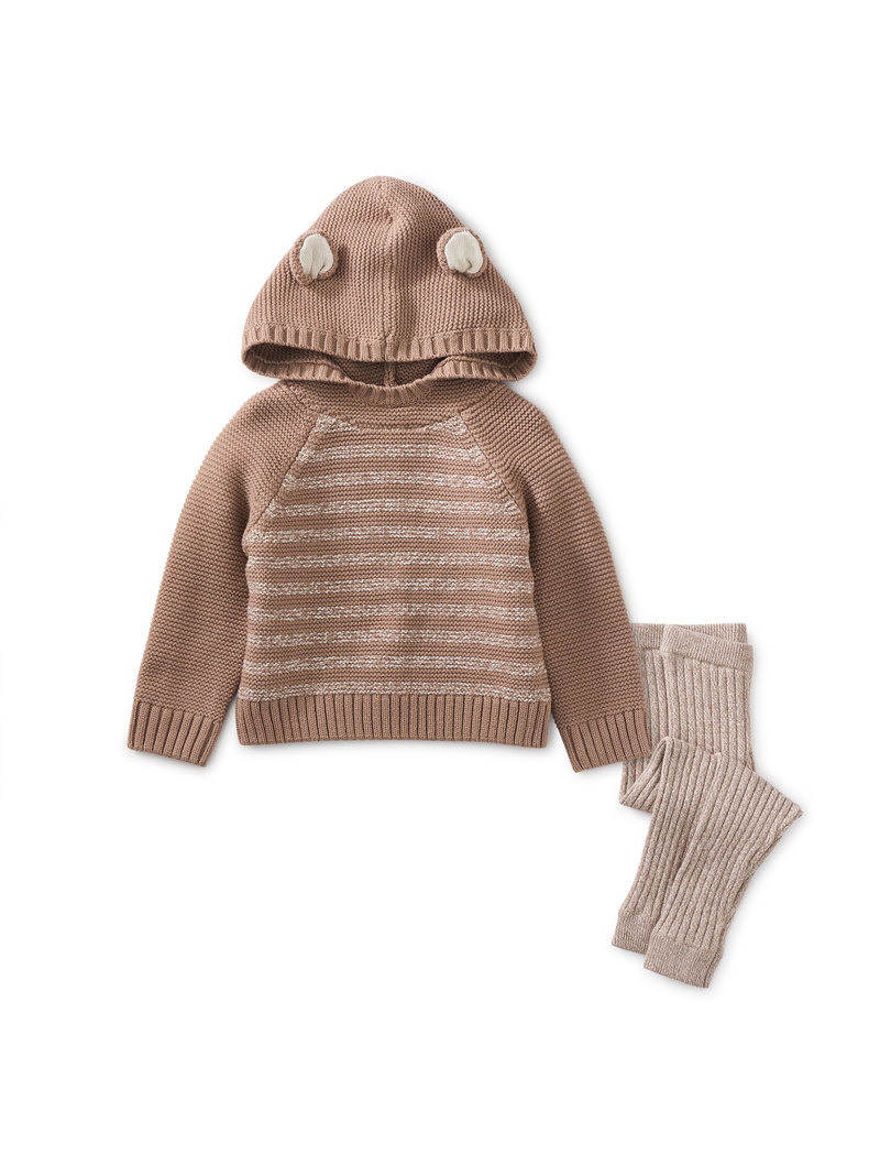 Bear Ears Sweater & Leggings Baby Set