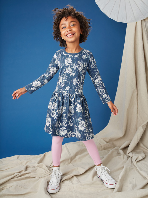 Long Sleeve Skirted Dress