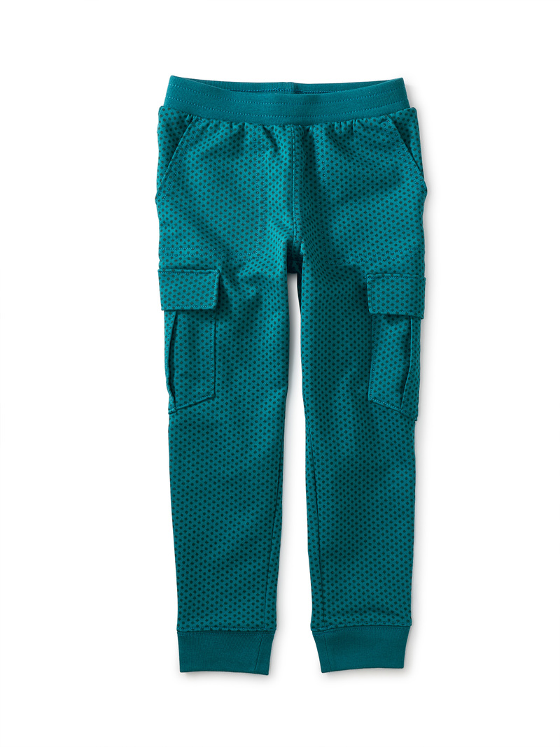 Printed Cargo Pocket Joggers