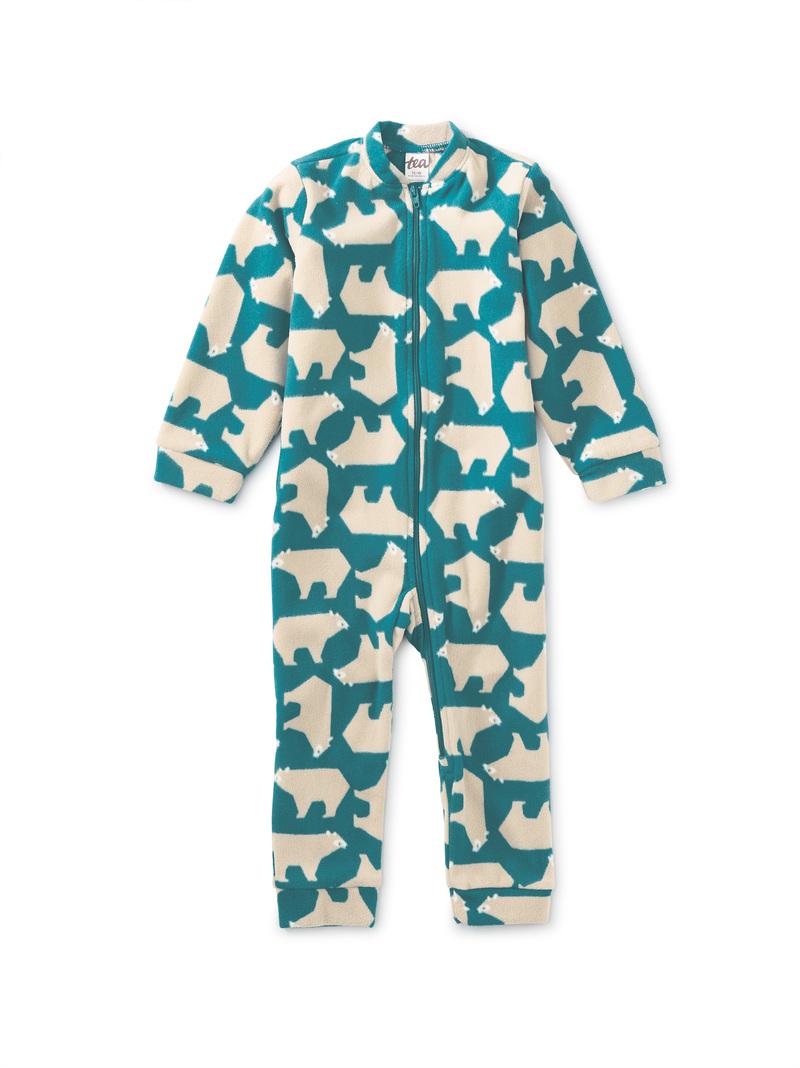 Snuggly Fleece One Piece Baby Pajamas