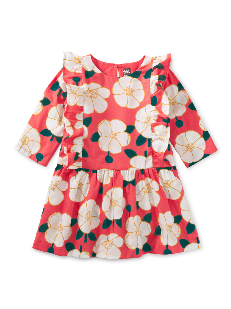 Ruffle Sleeve Dress