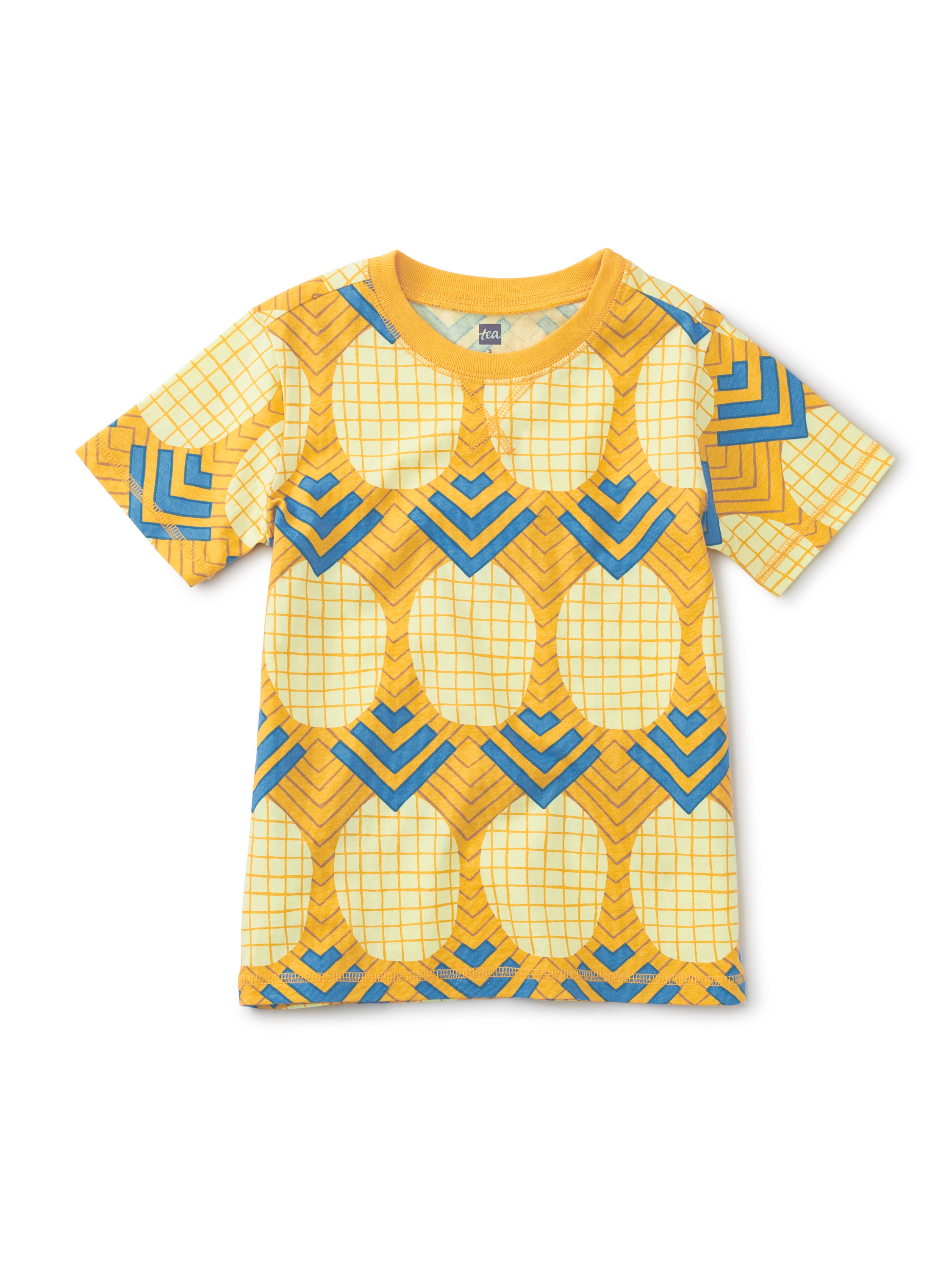 Pineapple print t shirt top