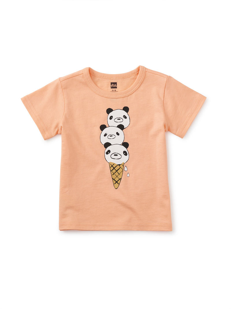 Panda Cone Baby Graphic Tee