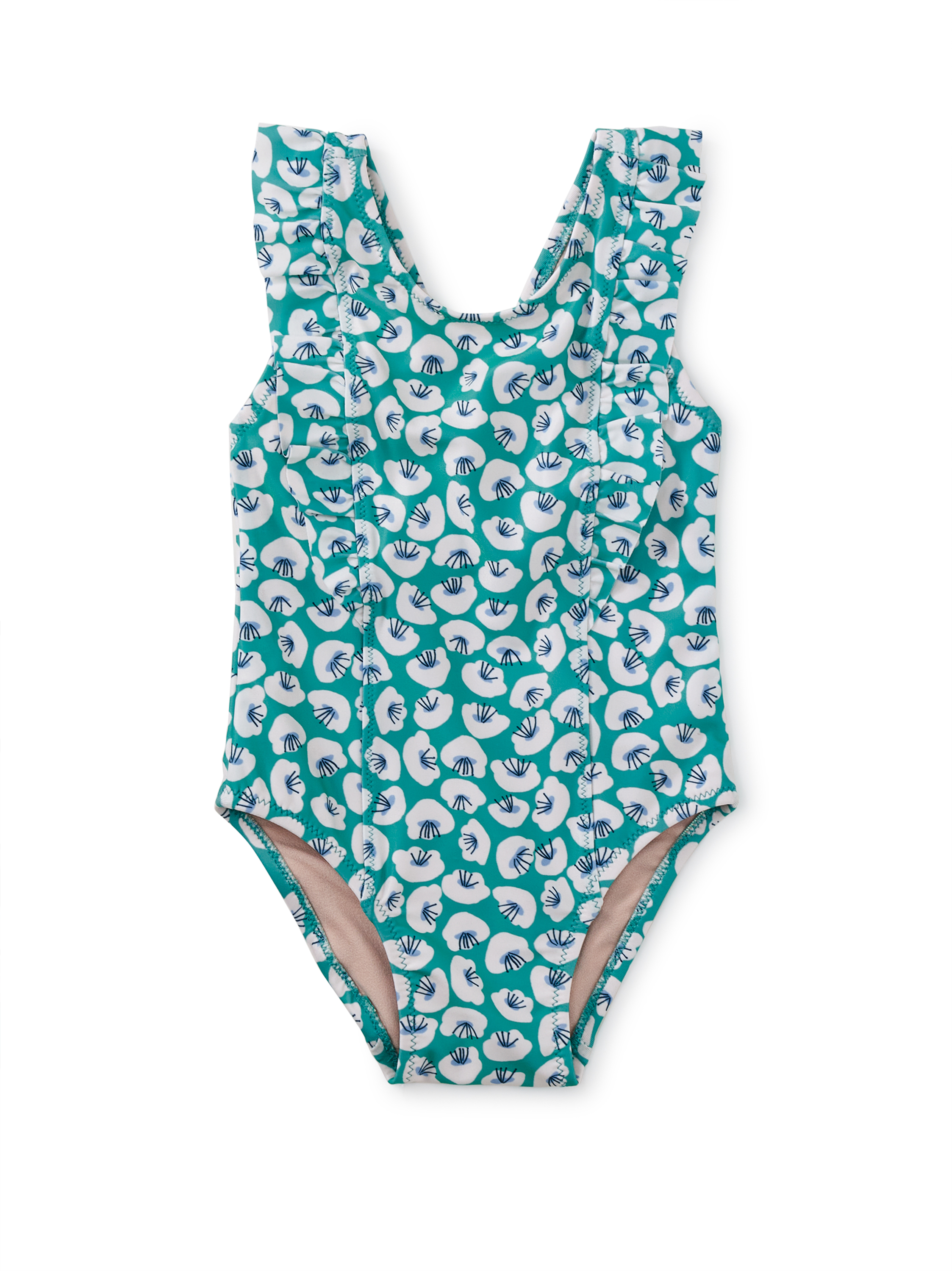 One Piece Ruffle Baby Swimsuit Tea Collection