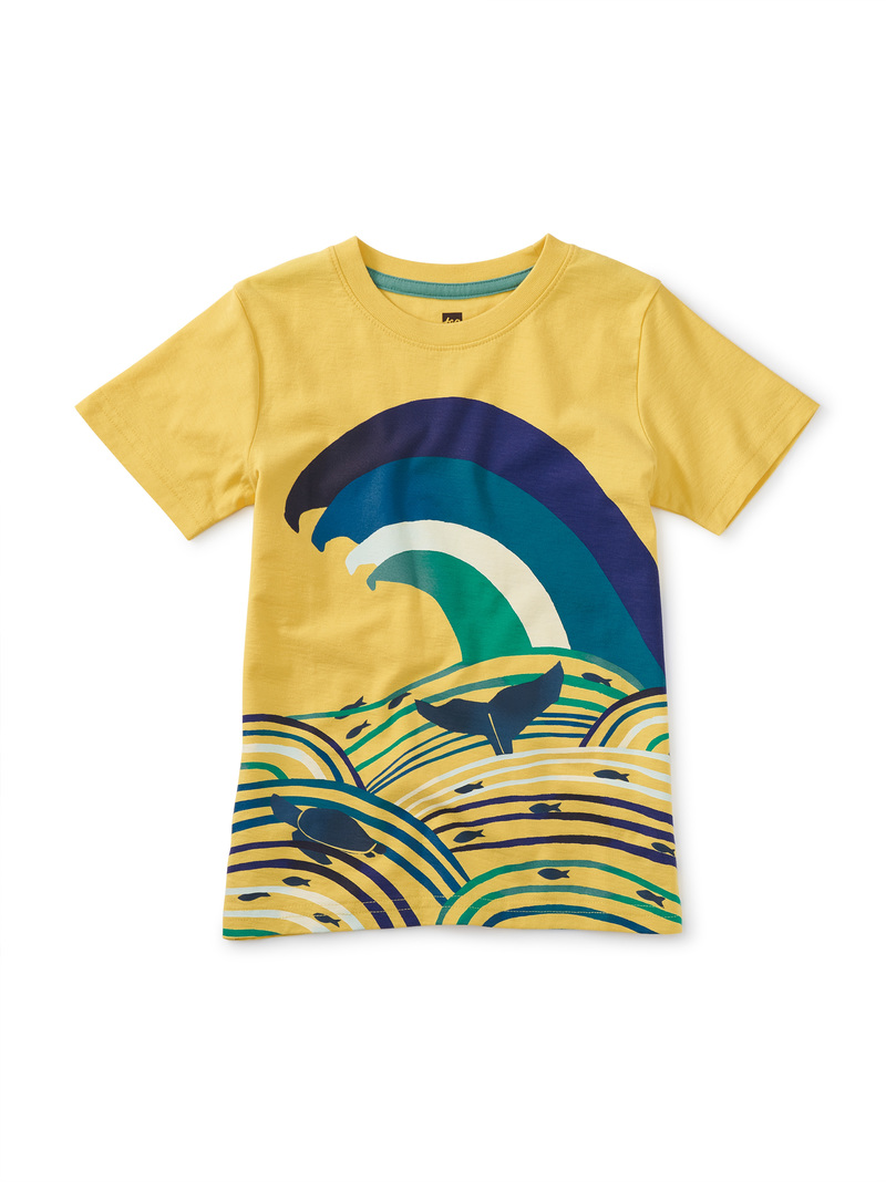Okinawa Wave Graphic Tee