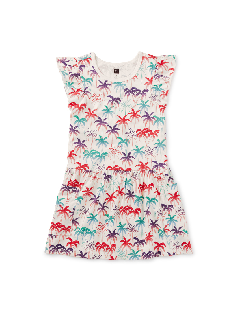 Flutter Sleeve Pocket Dress