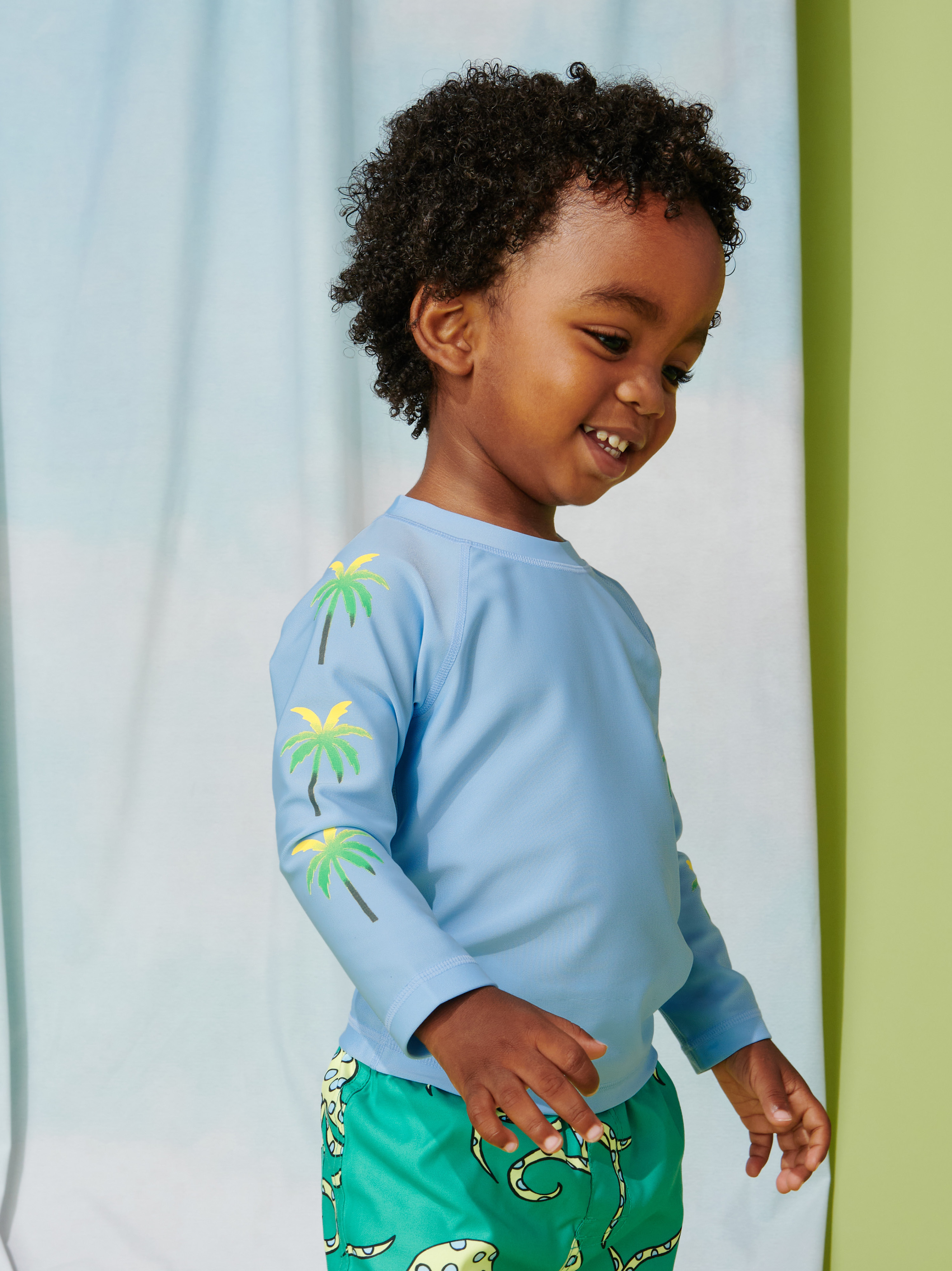 Long Sleeve Baby Rash Guard Tea Collection