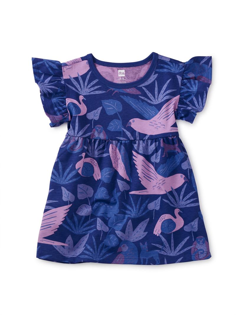 Ruffle Sleeve Baby Dress