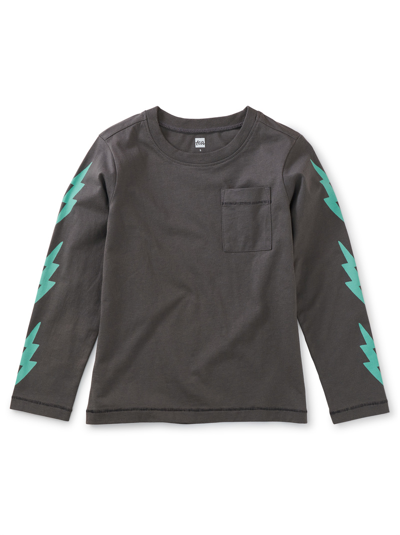 Lightning Sleeve Graphic Tee