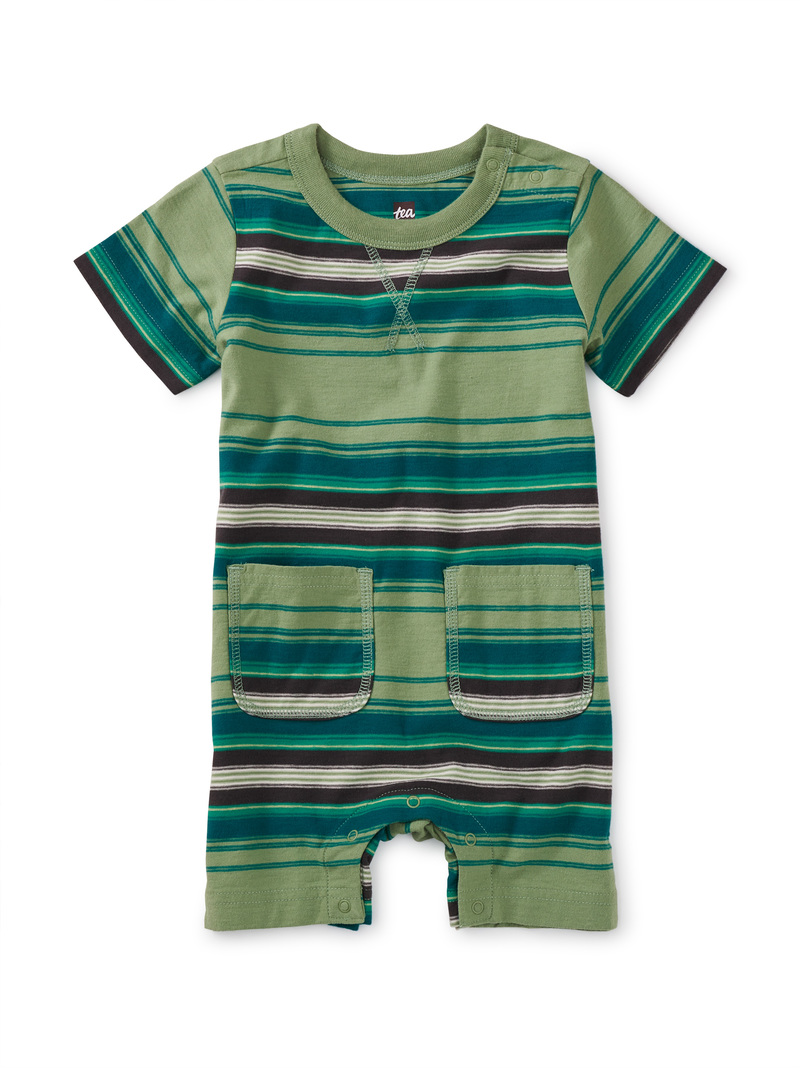 Double Pocket Baby Romper