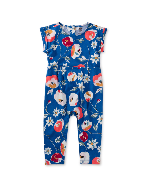 Cuff Sleeve Baby Romper