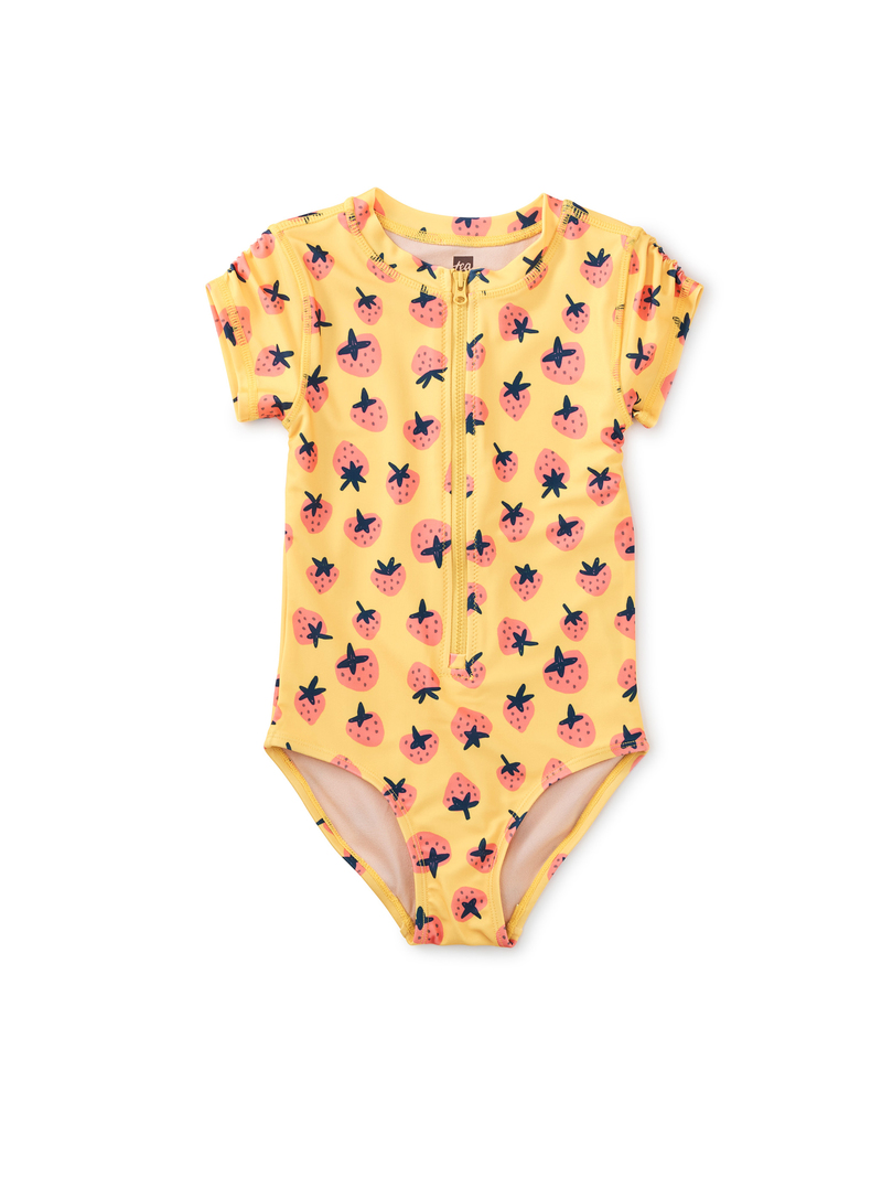 Rash Guard One-Piece Swimsuit
