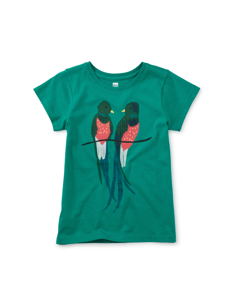 Quetzal Birds Graphic Tee