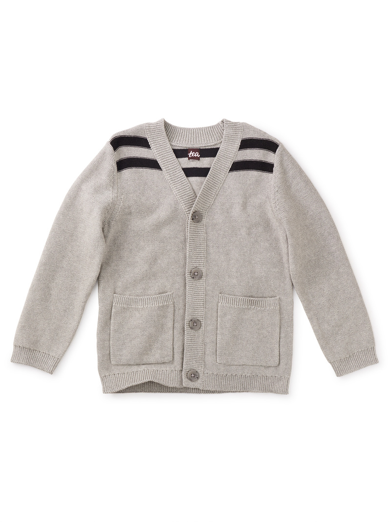 Double Stripe Pocket Cardigan