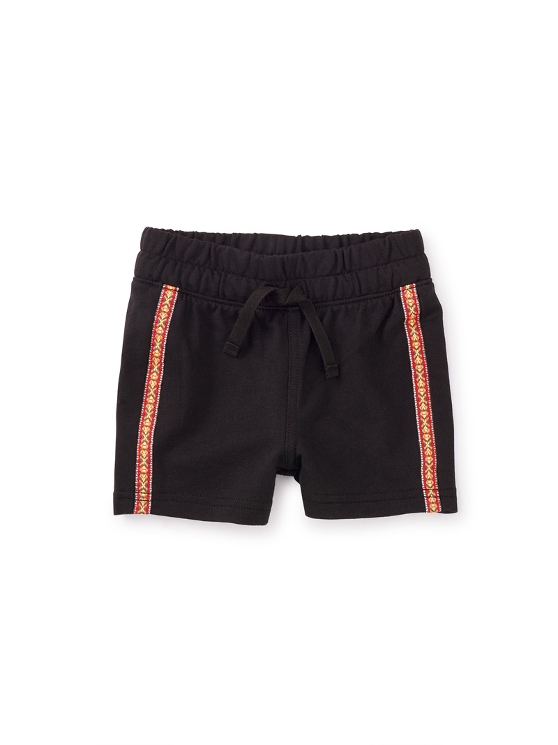 Jacquard Trim Baby Shorts