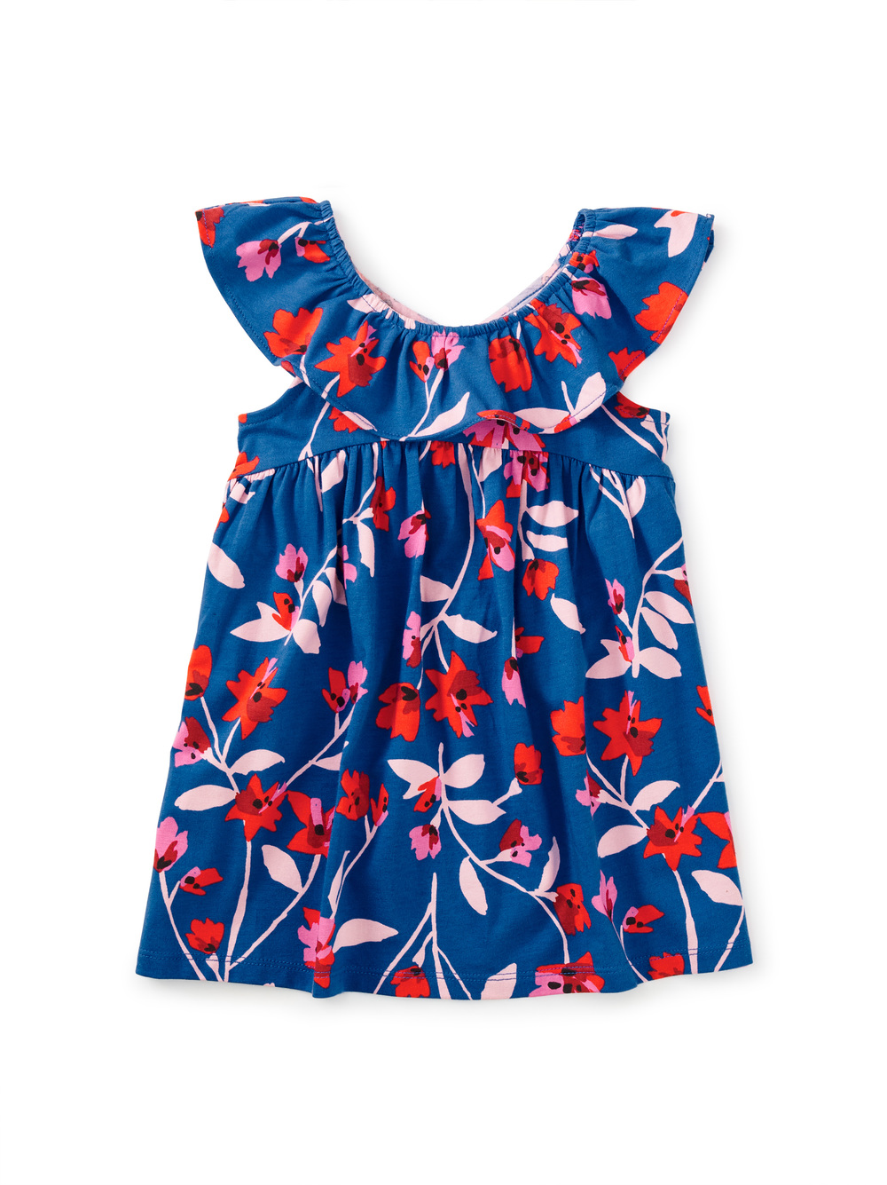 Ruffle Neck Baby Dress