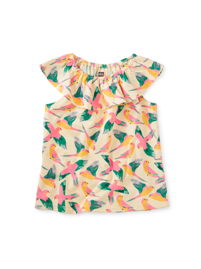 Ruffle Collar Tank
