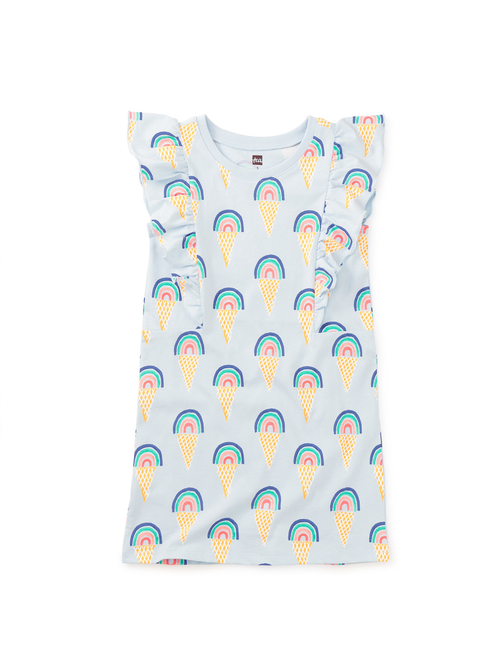 Sleeveless Ruffle A-Line Dress