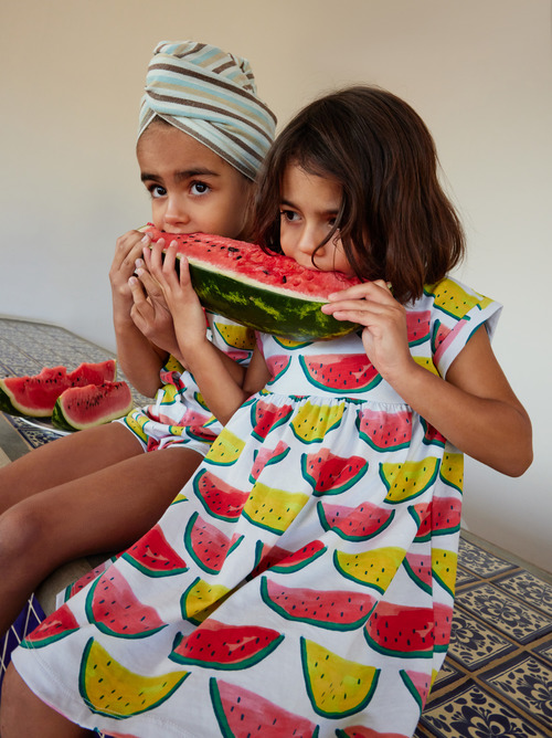 Watermelon dress girl on sale