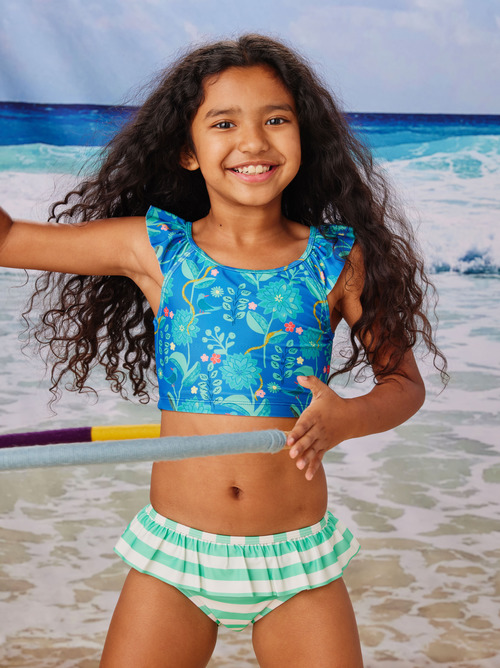 6yo little girl bikini Girl Ruffled Bikini Bottoms Swim Bottom |Tea Collection