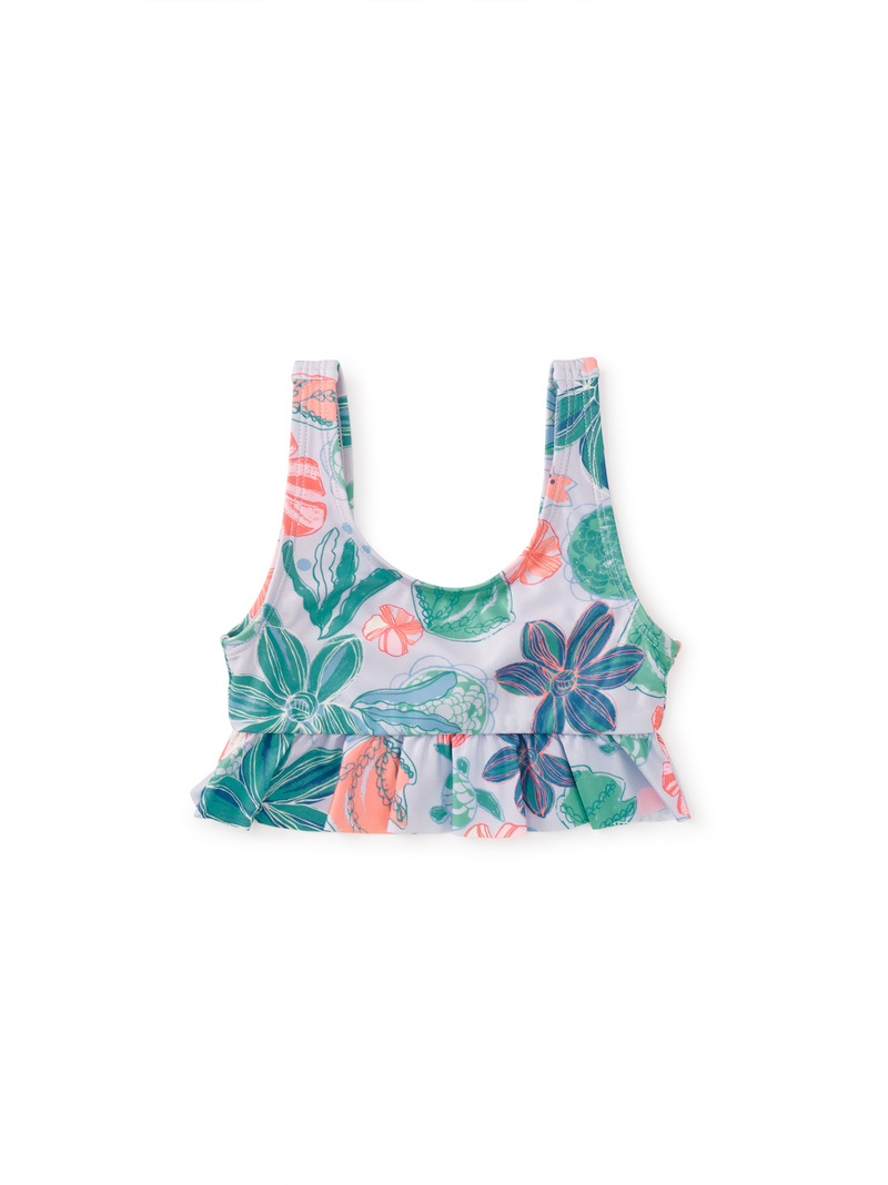 Ruffle Tankini Swim Top