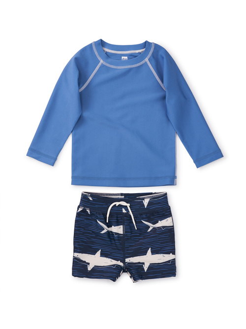 Tea Collection Rash Guard Baby Swim Set