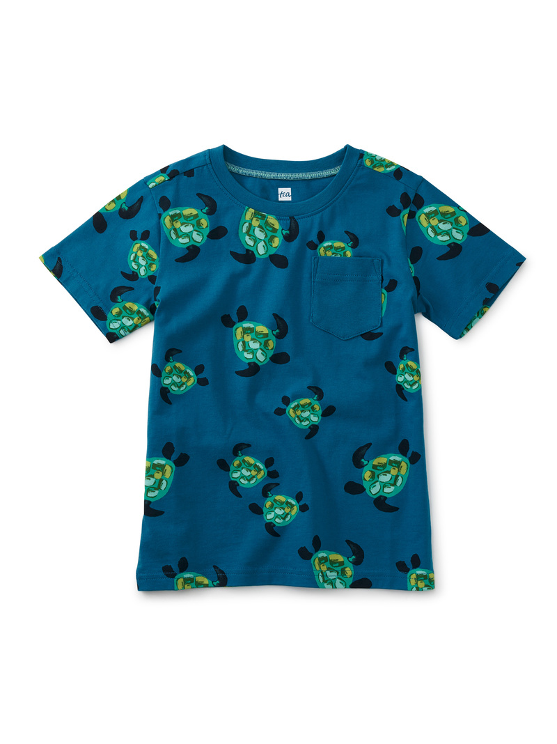 Printed Pocket Tee
