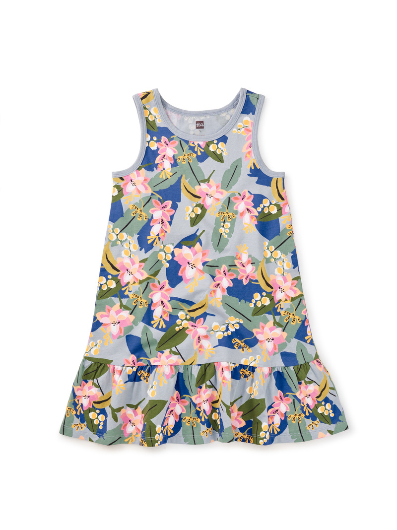 Ruffle Hem Tank Dress