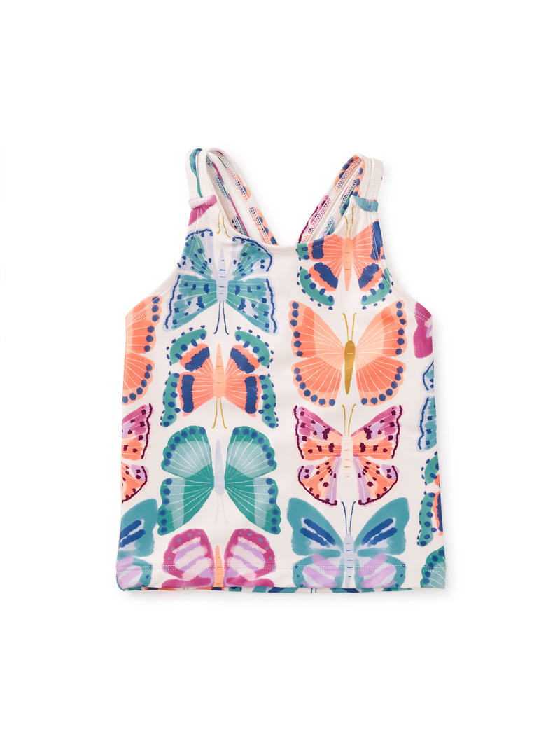 Cross Back Tankini Swim Top