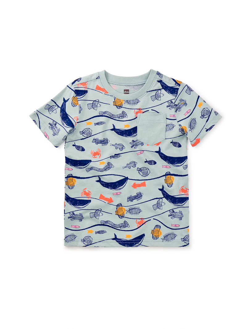Printed Pocket Tee