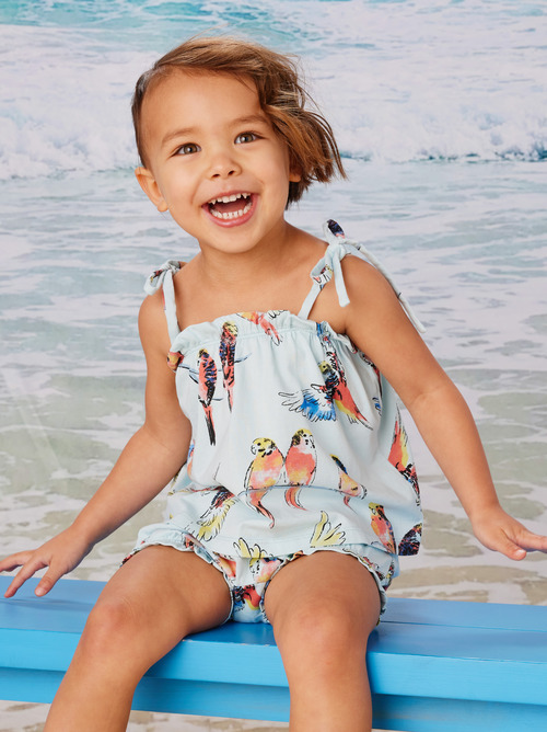 Tie Shoulder Baby Set